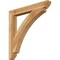 Ekena Millwork Thorton Slat Rough Sawn Bracket, Western Red Cedar, 4"W x 34"D x 34"H BKT04X34X34THR06RWR - alternate 1